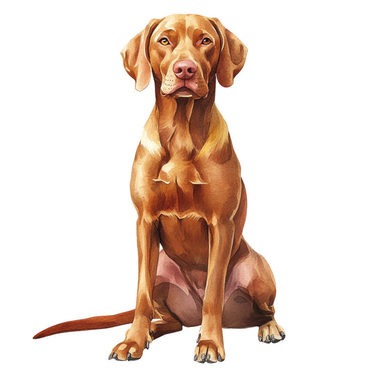 dog portrait, brown dog, golden brown, tan, cream, chocolate brown, rust brown, animal illustration, dog lover, pet portrait, hunting dog, retriever, realistic art style, animal art, nature themed, dog breed, sitting dog, elegant style, traditional art, detailed illustration, pet themed, animal motifs, dog gift fabric, home decor, decorative panel, wall art, animal lovers, wildlife art