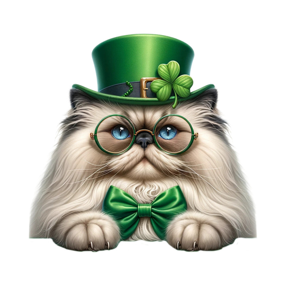 St Patricks Day Cat Fabric Panel 20