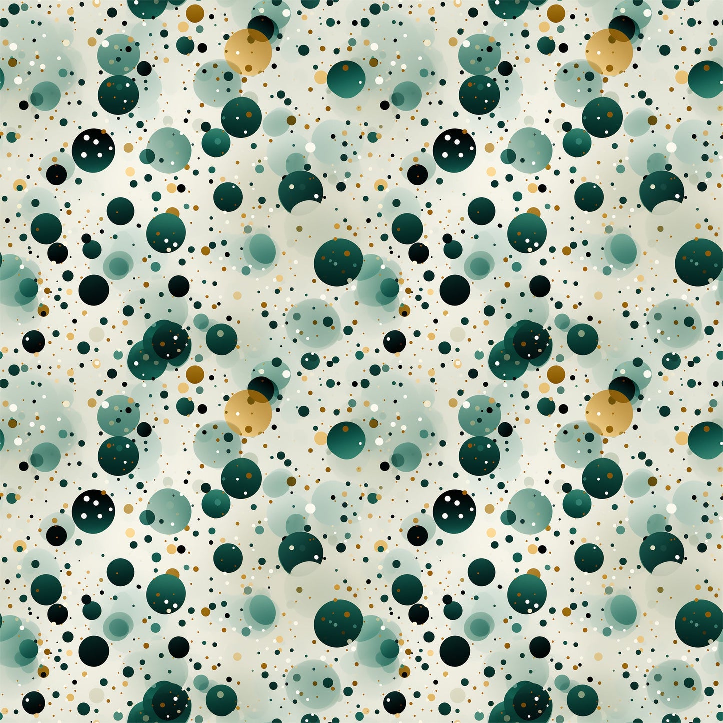 Green Confetti Pattern 6 Quilting Cotton Fabric
