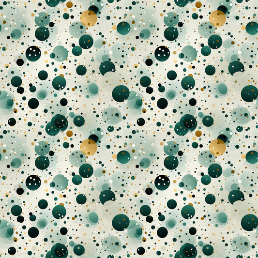 Green Confetti Pattern 6 Quilting Cotton Fabric