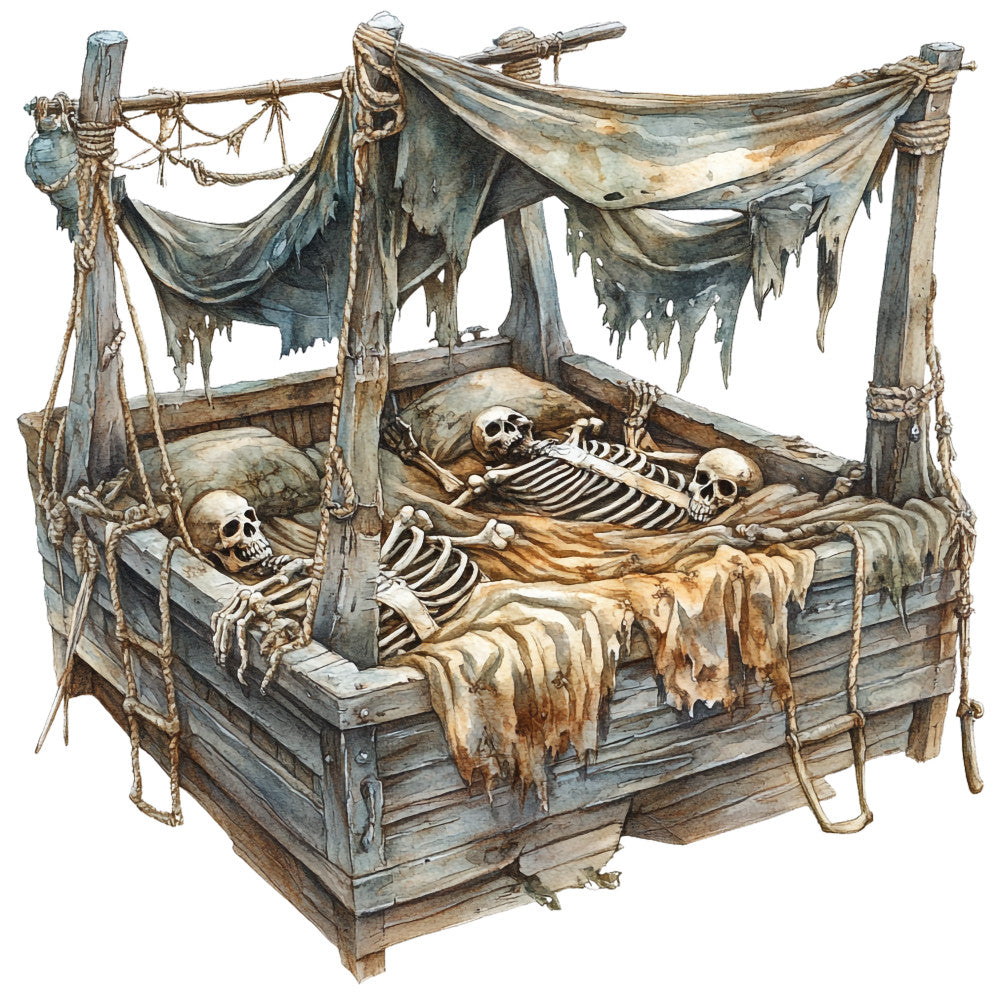 Haunted Ocean Fabric Panel 32