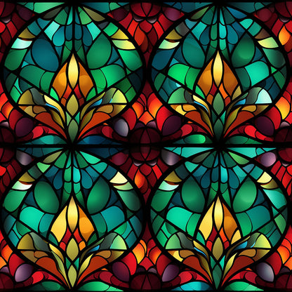 Cathedral Blooms Pattern 12 Minky Fabric