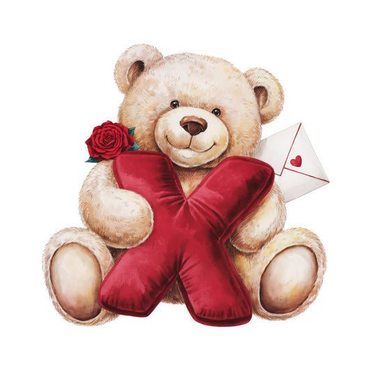 Valentines Day Alphabet Fabric Panel 30