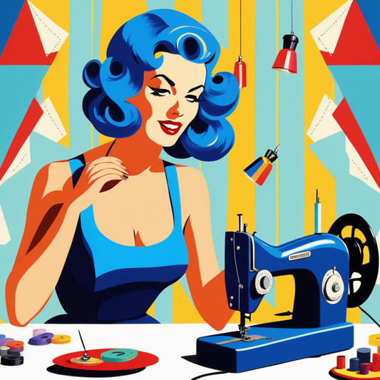 Pop Art Sewing Fabric Panel 82