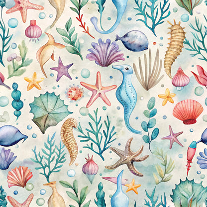 Reef Reverie Pattern 21 Minky Fabric