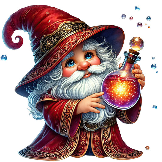 Wizard Gnomes Fabric Panel 24