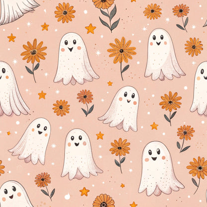 Retro Halloween Pattern 3 Quilting Cotton Fabric