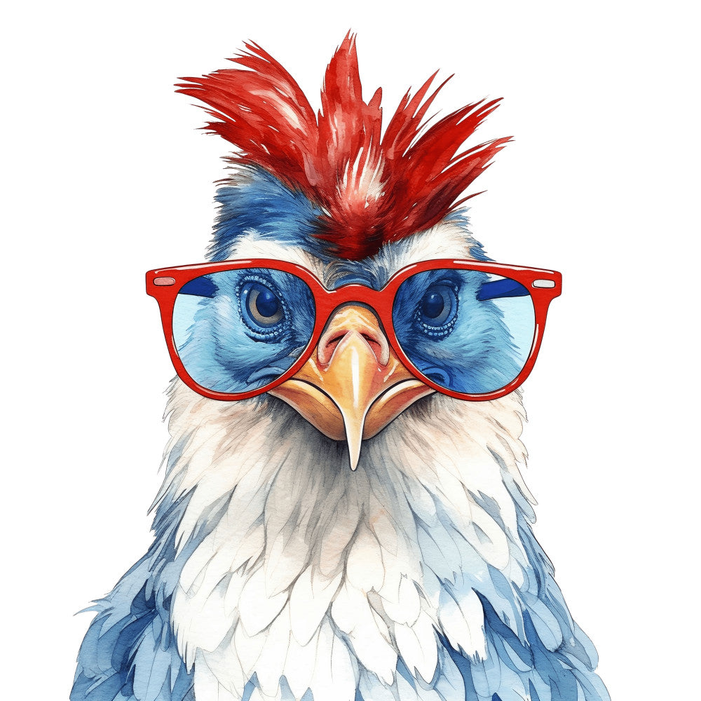 American Rooster Fabric Panel 9