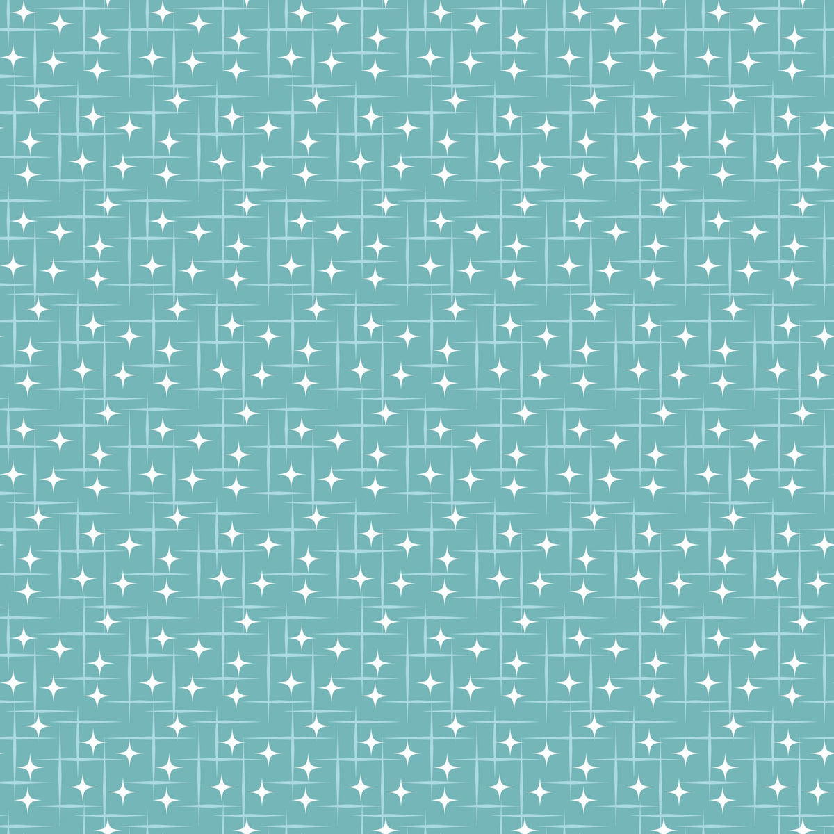Midcentury Sparkle Pattern 12 Minky Fabric