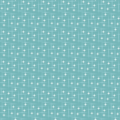 Midcentury Sparkle Pattern 12 Minky Fabric