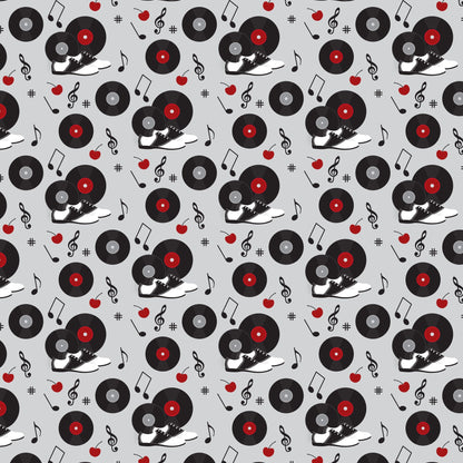Jukebox Jive Pattern 15 Minky Fabric