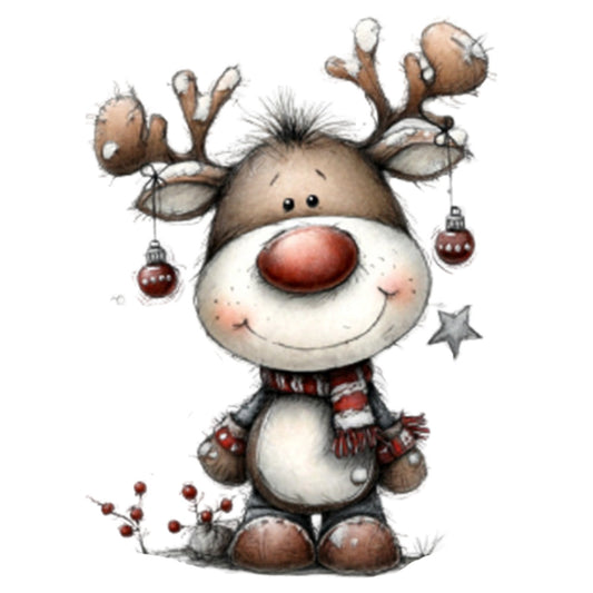 1st Whimsical Christmas Fabric Panel 73