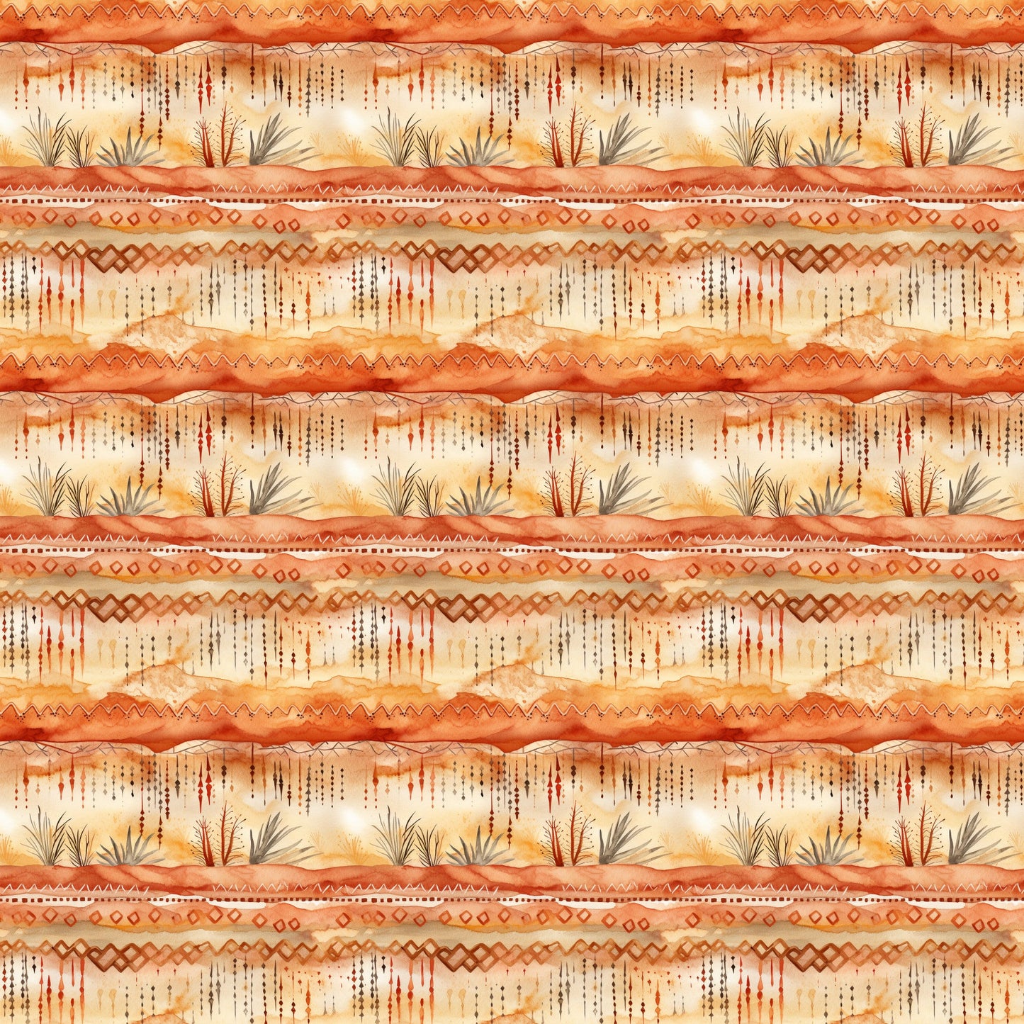 Desert Sunrise Pattern 8 Quilting Cotton Fabric