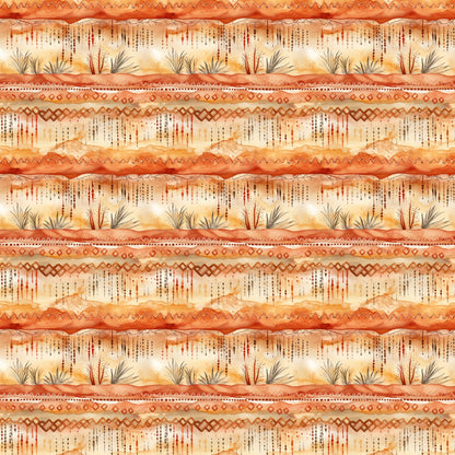 Desert Sunrise Pattern 8 Quilting Cotton Fabric
