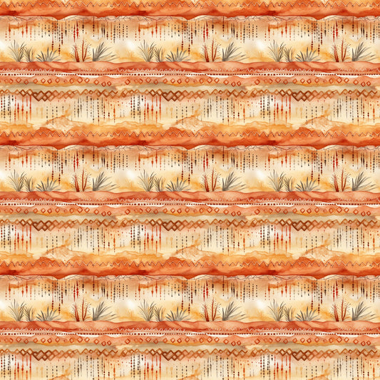 Desert Sunrise Pattern 8 Quilting Cotton Fabric