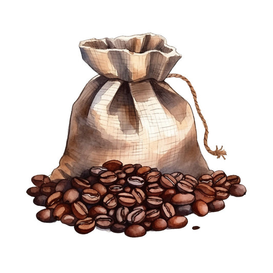 Coffee Elements Fabric Panel 39