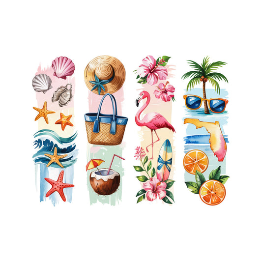 Brushstroke State Fabric Panel 25