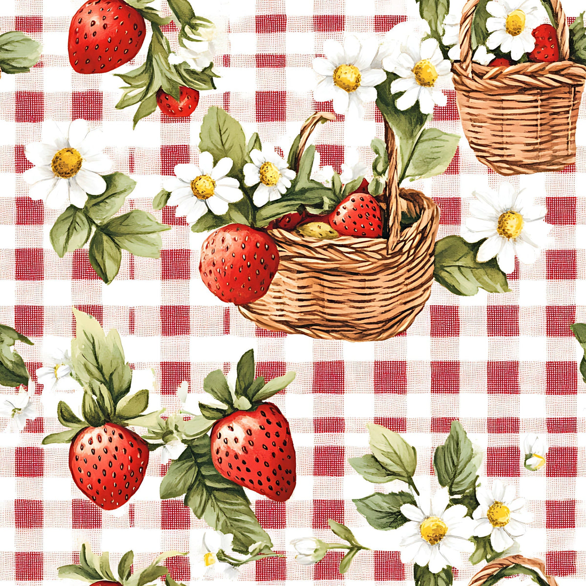 Berry Basket Charm Pattern 7 Minky Fabric