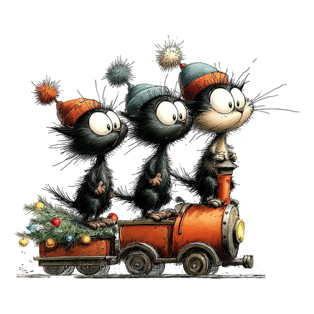 1st Whimsical Christmas Fabric Panel 18