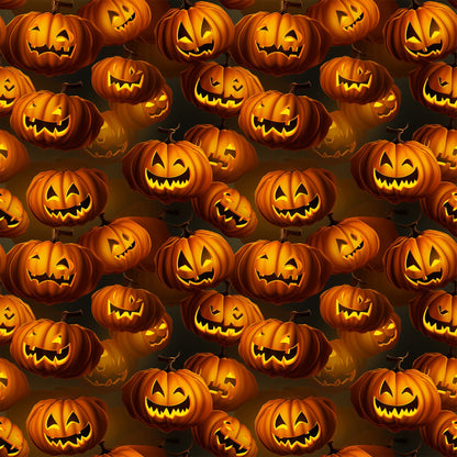 Scary Halloween Pattern 8 Quilting Cotton Fabric