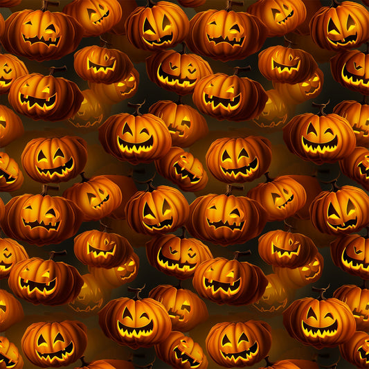 Scary Halloween Pattern 8 Quilting Cotton Fabric