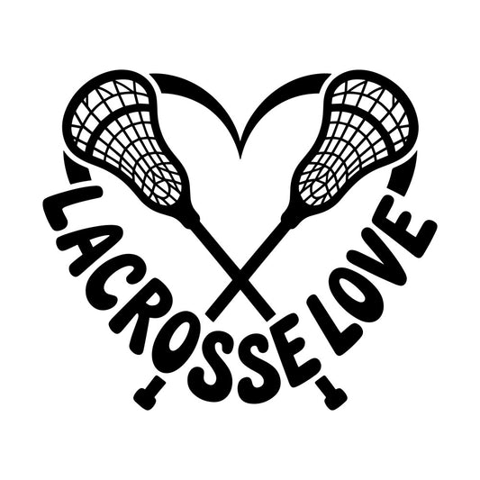 lacrosse, sports, black and white, monochrome, athletic, geometric, modern, minimalist, crossed sticks, team sports, youth sports, school spirit, recreational, clean lines, bold design, graphic, contemporary, simple, striking, high contrast, lacrosse equipment, sports themed, unisex, versatile, gaming, competitive sports, activity wear, hobby themed, masculine style