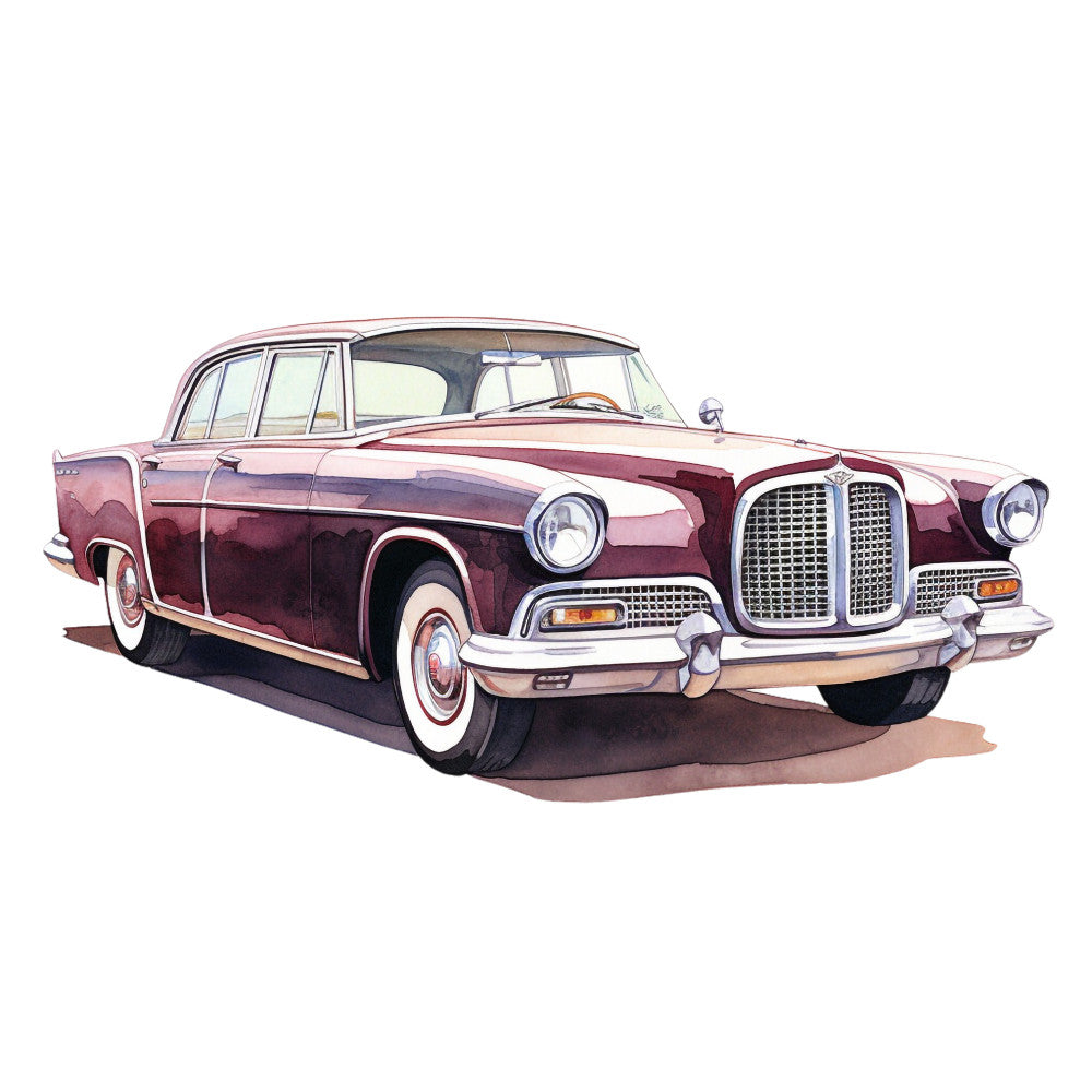 Vintage Cars Fabric Panel 33