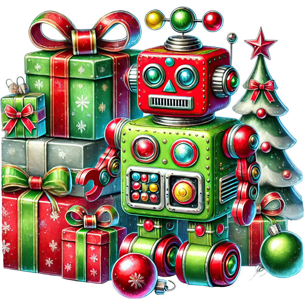 Christmas Toys Fabric Panel 15