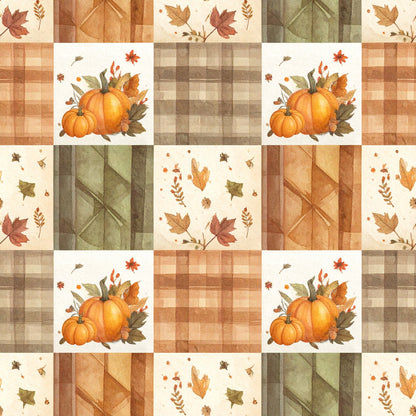 Autumn Woodland Whimsy Pattern 7 Minky Fabric