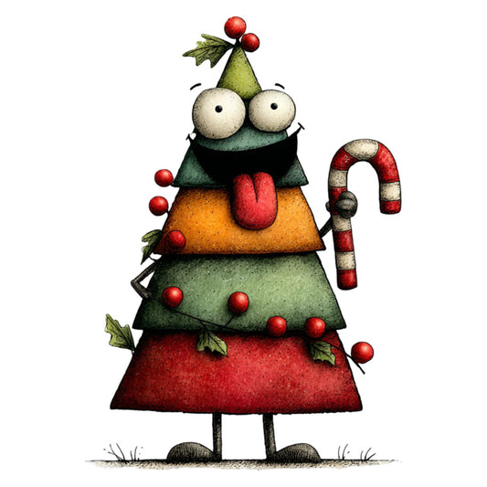 1st Whimsical Christmas Fabric Panel 137