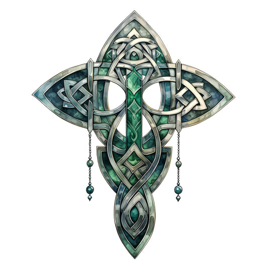 Celtic Symbols Fabric Panel 22