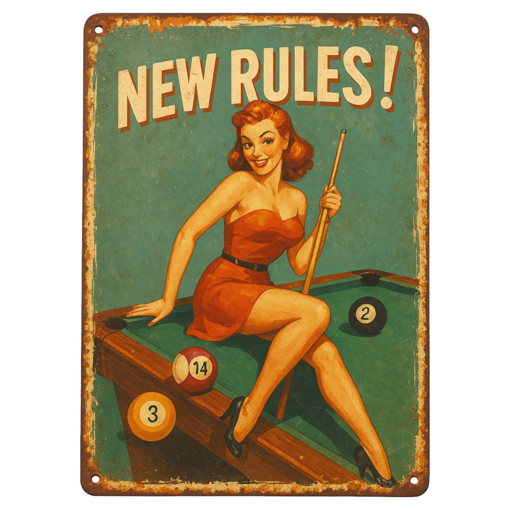 Billiards Signs Fabric Panel 1