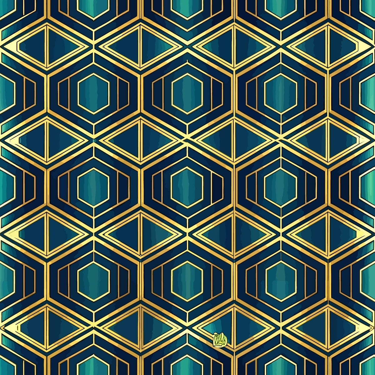 Gilded Gatsby Pattern 21 Minky Fabric