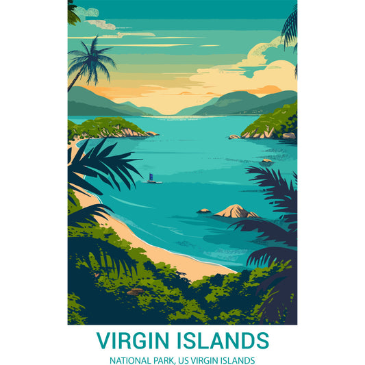 National Parks Posters Fabric Panel 61