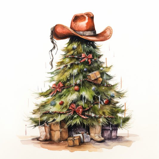A Country Christmas Fabric Panel 28