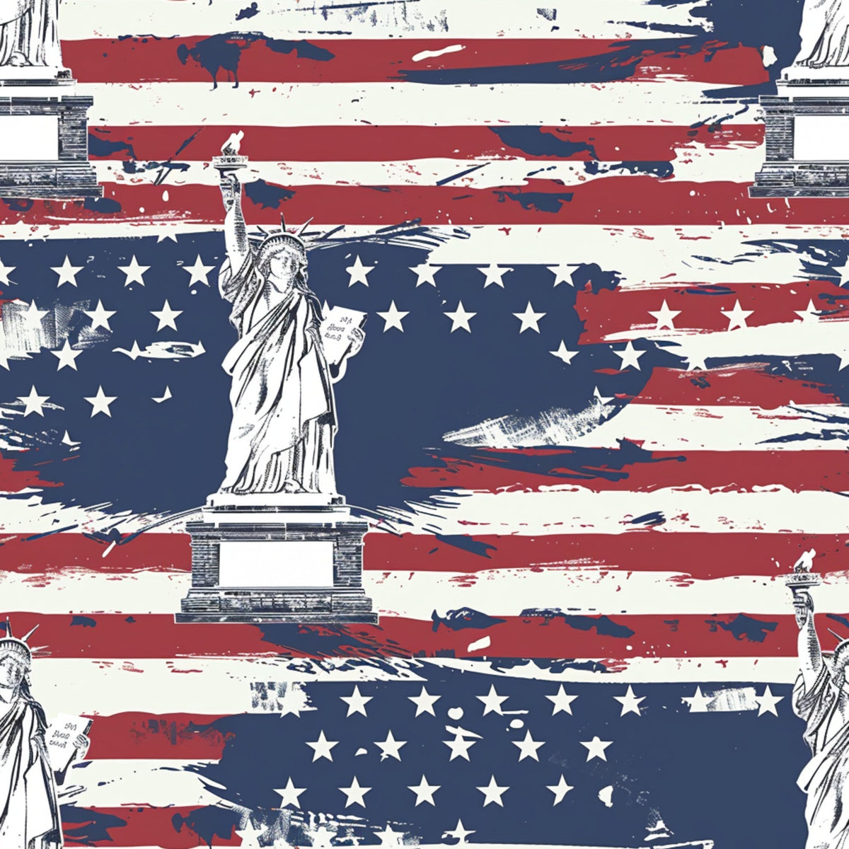 Liberty Stars Pattern 11 Minky Fabric
