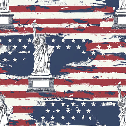 Liberty Stars Pattern 11 Minky Fabric