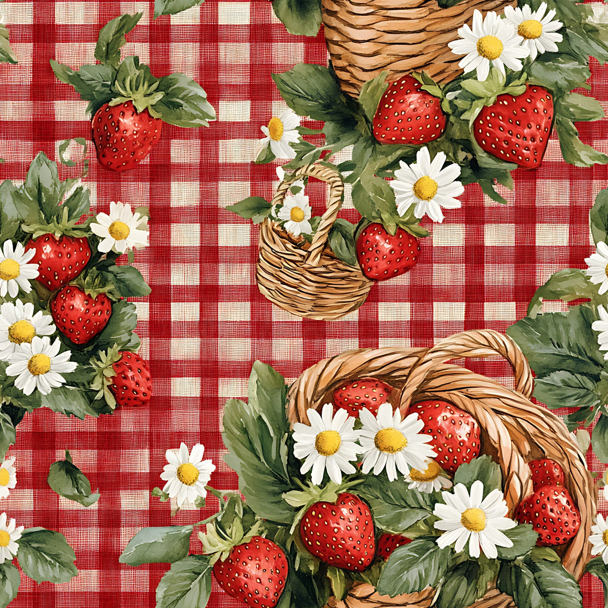 Berry Basket Charm Pattern 14 Minky Fabric