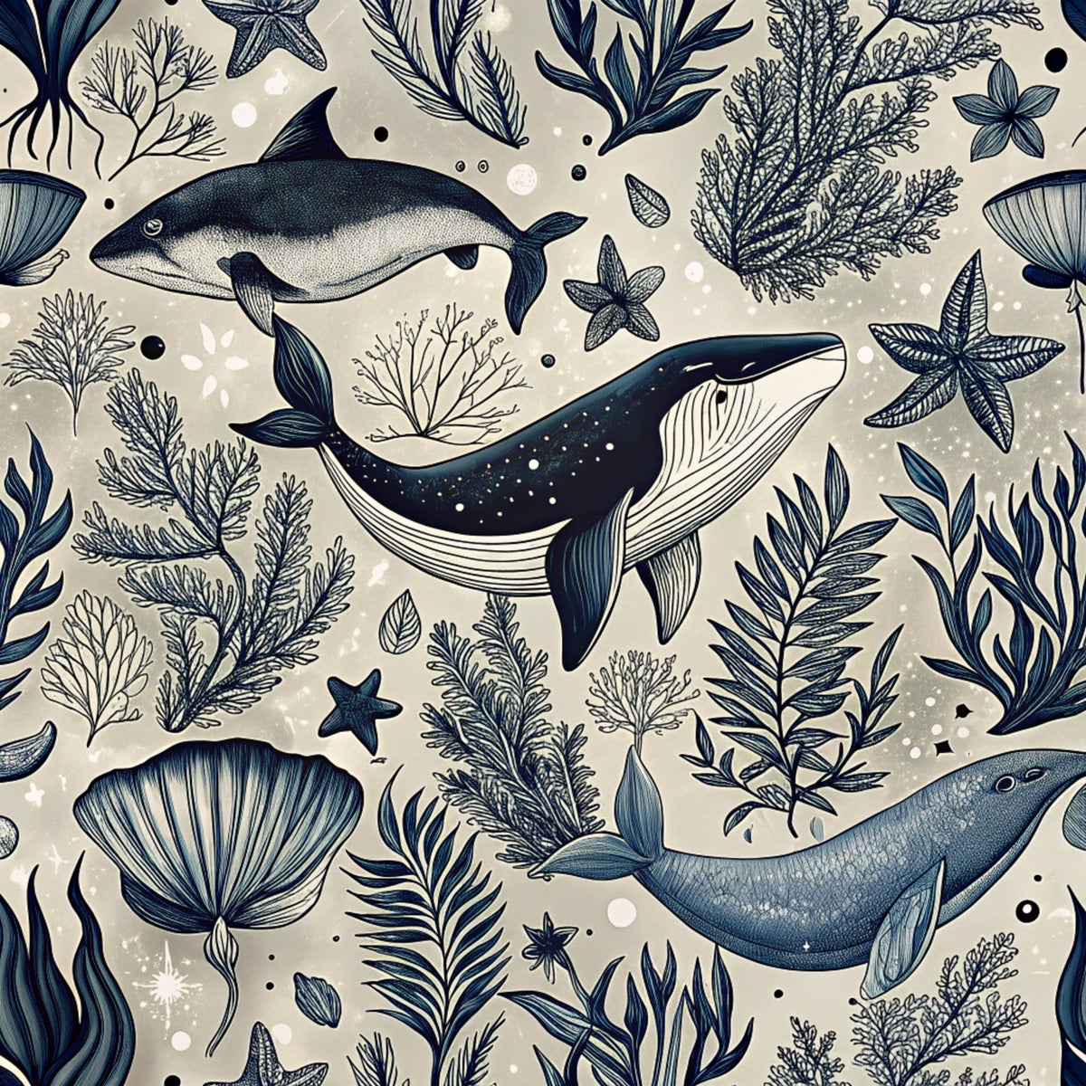Reef Reverie Pattern 6 Minky Fabric