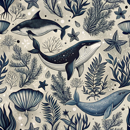 Reef Reverie Pattern 6 Minky Fabric