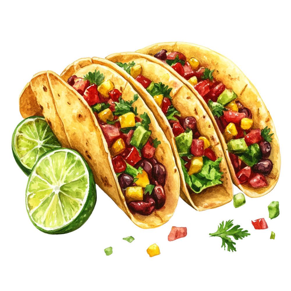 Watercolor Texas Fabric Panel 1