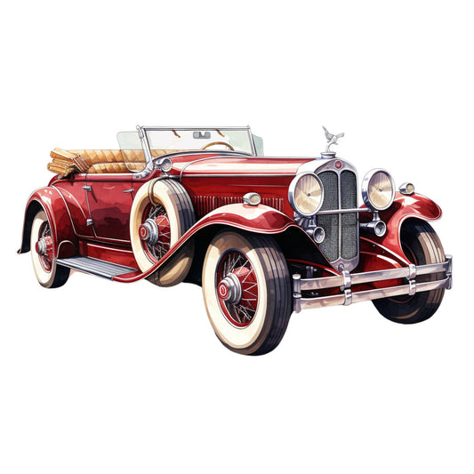 Vintage Cars Fabric Panel 25