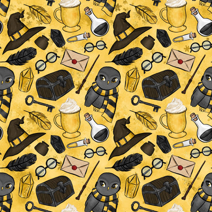 Wizard Magic School Pattern 5 Quilting Cotton Fabric