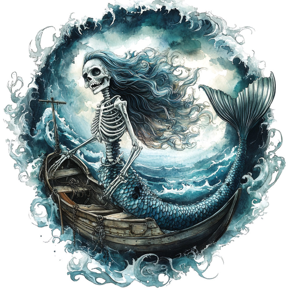 Haunted Ocean Fabric Panel 28