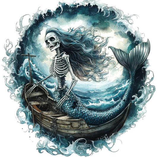 Haunted Ocean Fabric Panel 28