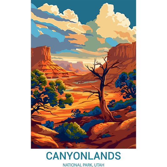 National Parks Posters Fabric Panel 58