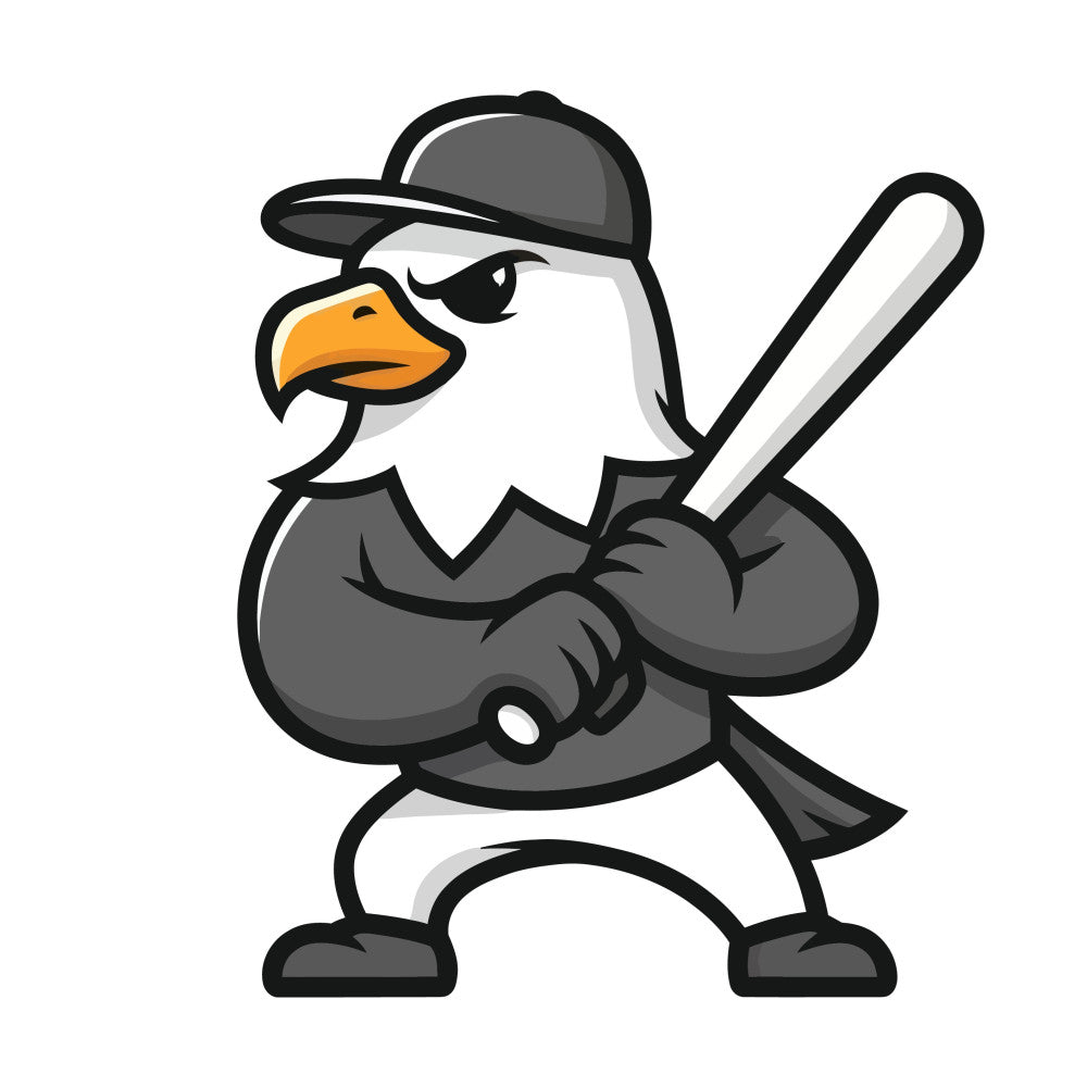 Eagle Baseball Player Fabric Panel 1