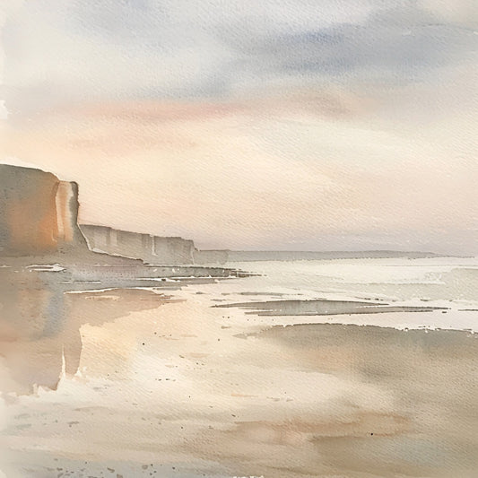 Normandy Travel Art Fabric Panel 5