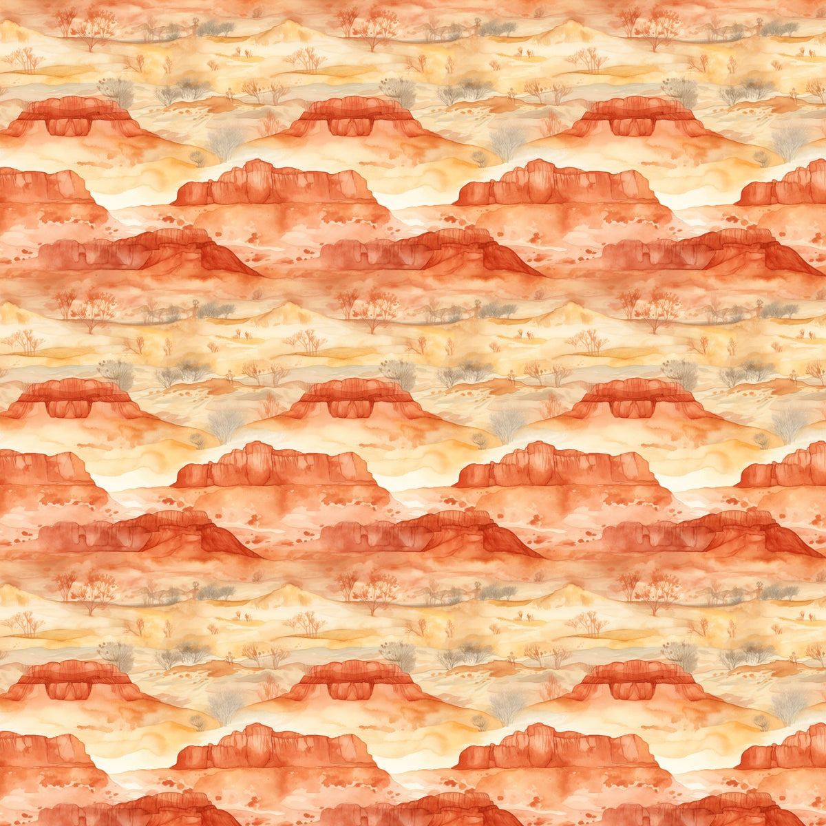 Canyon Blooms Pattern 1 Minky Fabric