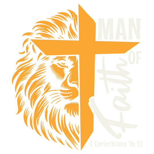 Man of Faith Fabric Panel 2